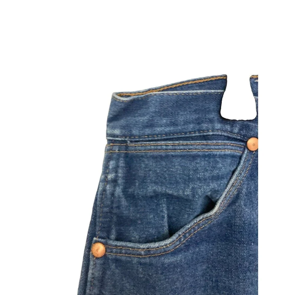 Men's Wrangler Cowboy Cut Jeans Original Fit Medium Wash Blue Size 38x34